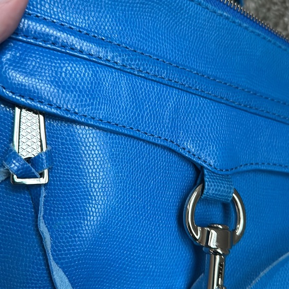 Rebecca Minkoff Mini Mac electric blue snakeskin print - Picture 5 of 5